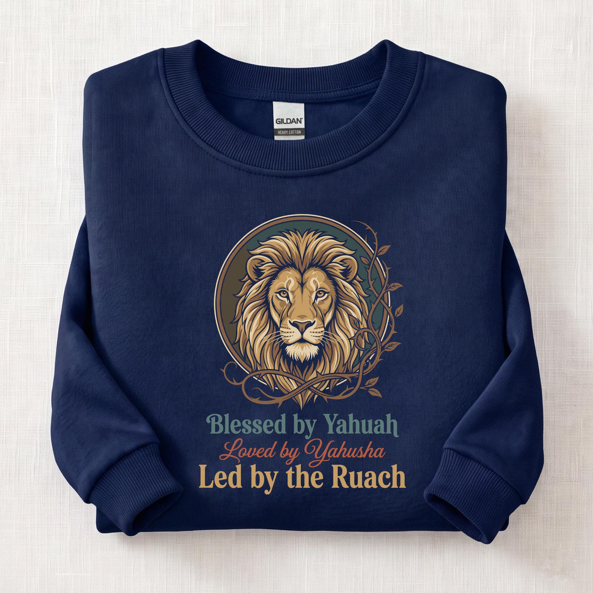 Led By Ruach Sweatshirt — Navy