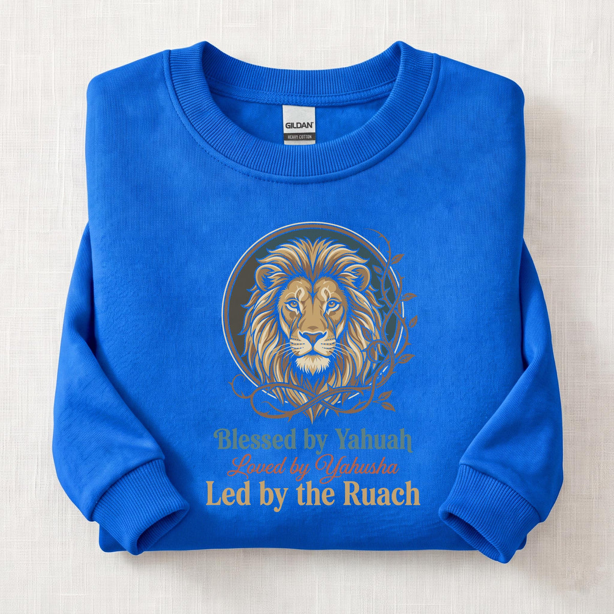 Led By Ruach Sweatshirt — Royal