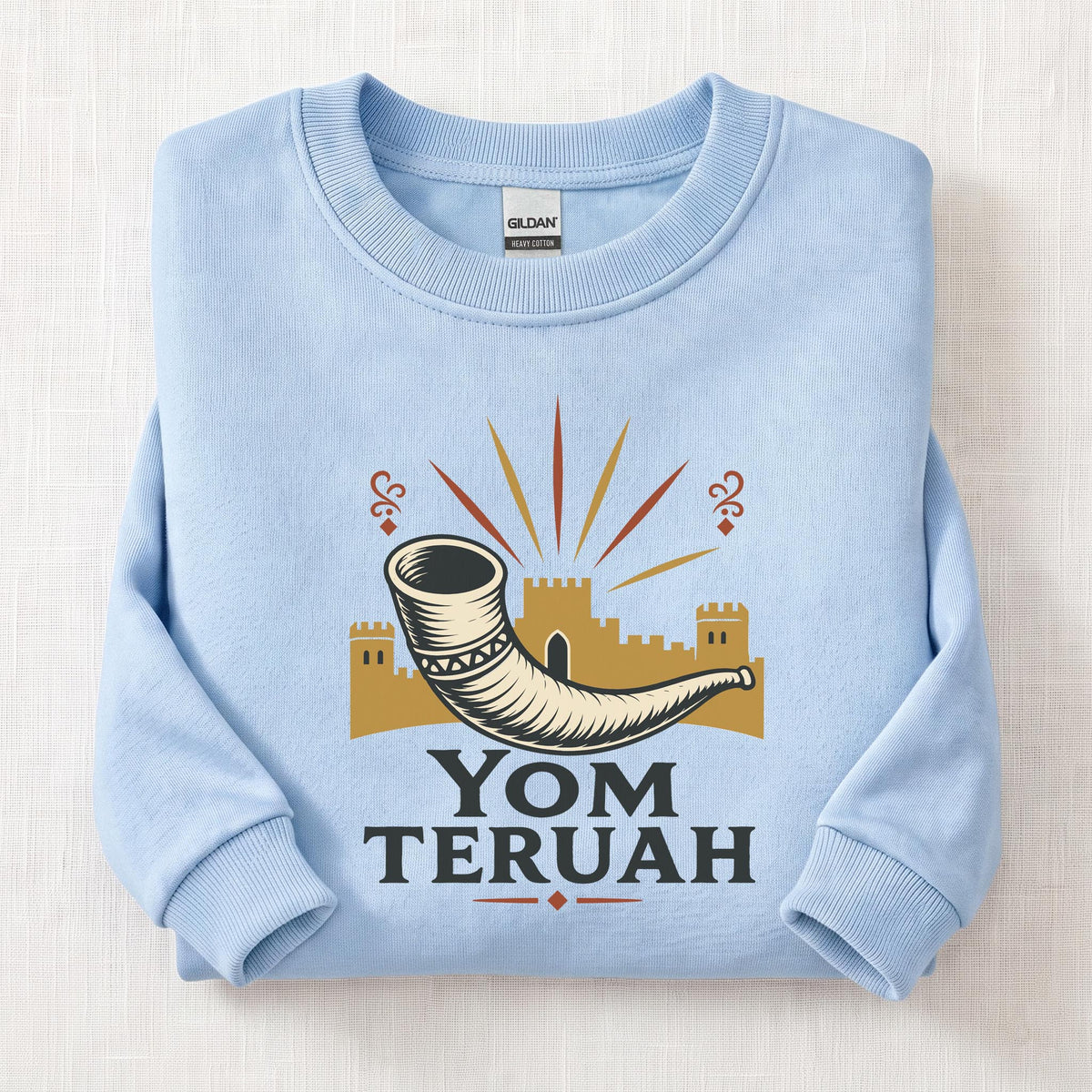 Yom Teruah Feast Sweatshirt — Light Blue