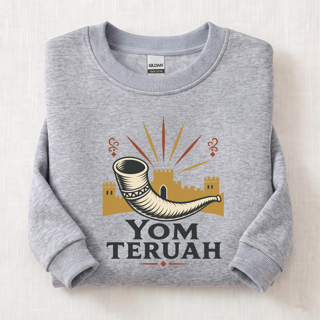Yom Teruah Feast Sweatshirt — Sport Grey