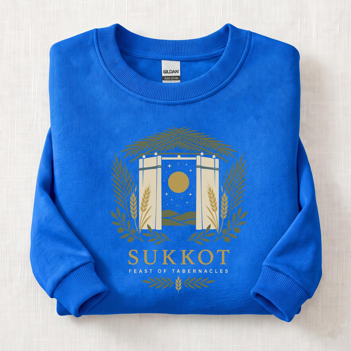 Sukkot Feast Of Tabernacles Sweatshirt — Royal
