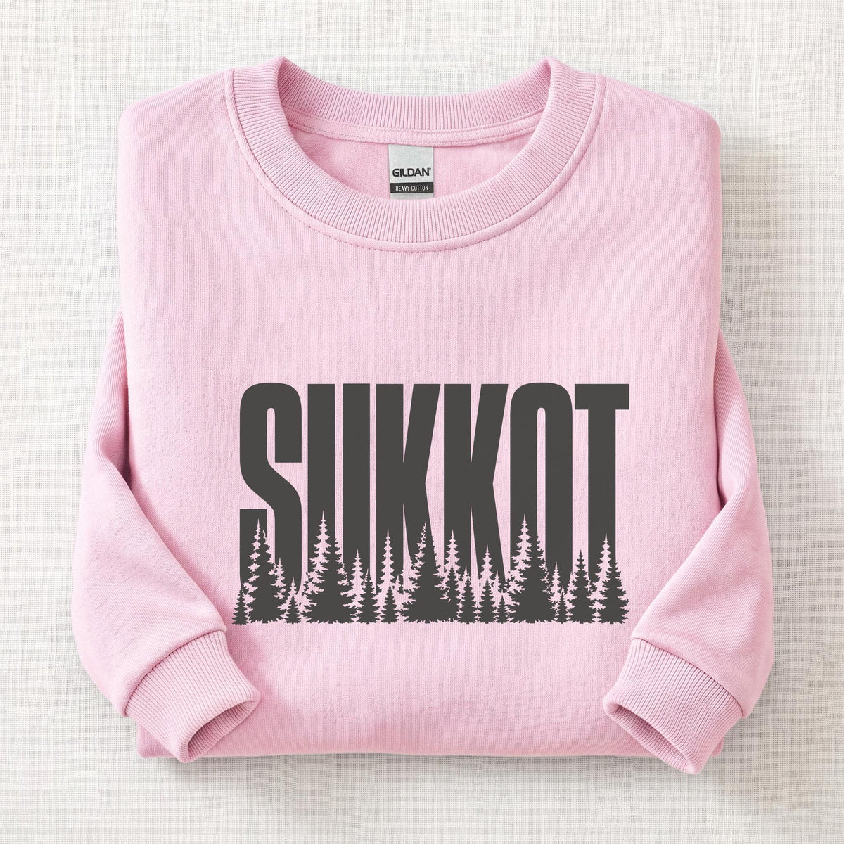 Celebrate Sukkot Sweatshirt — Light Pink