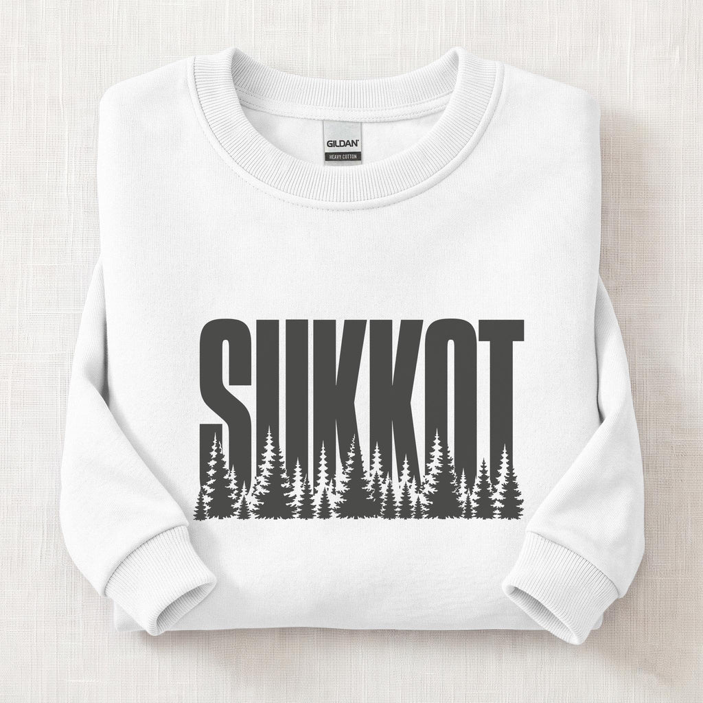 Celebrate Sukkot Sweatshirt — White