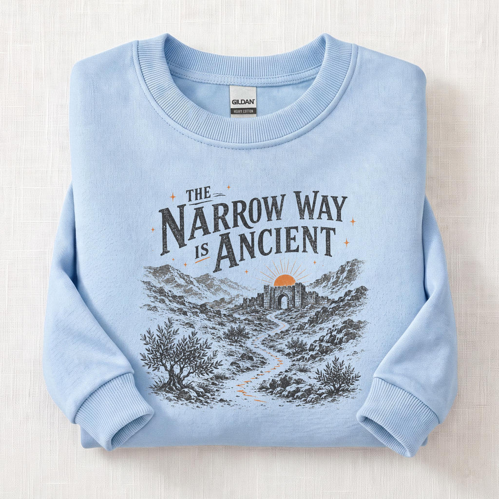 Narrow Way Sweatshirt — Light Blue