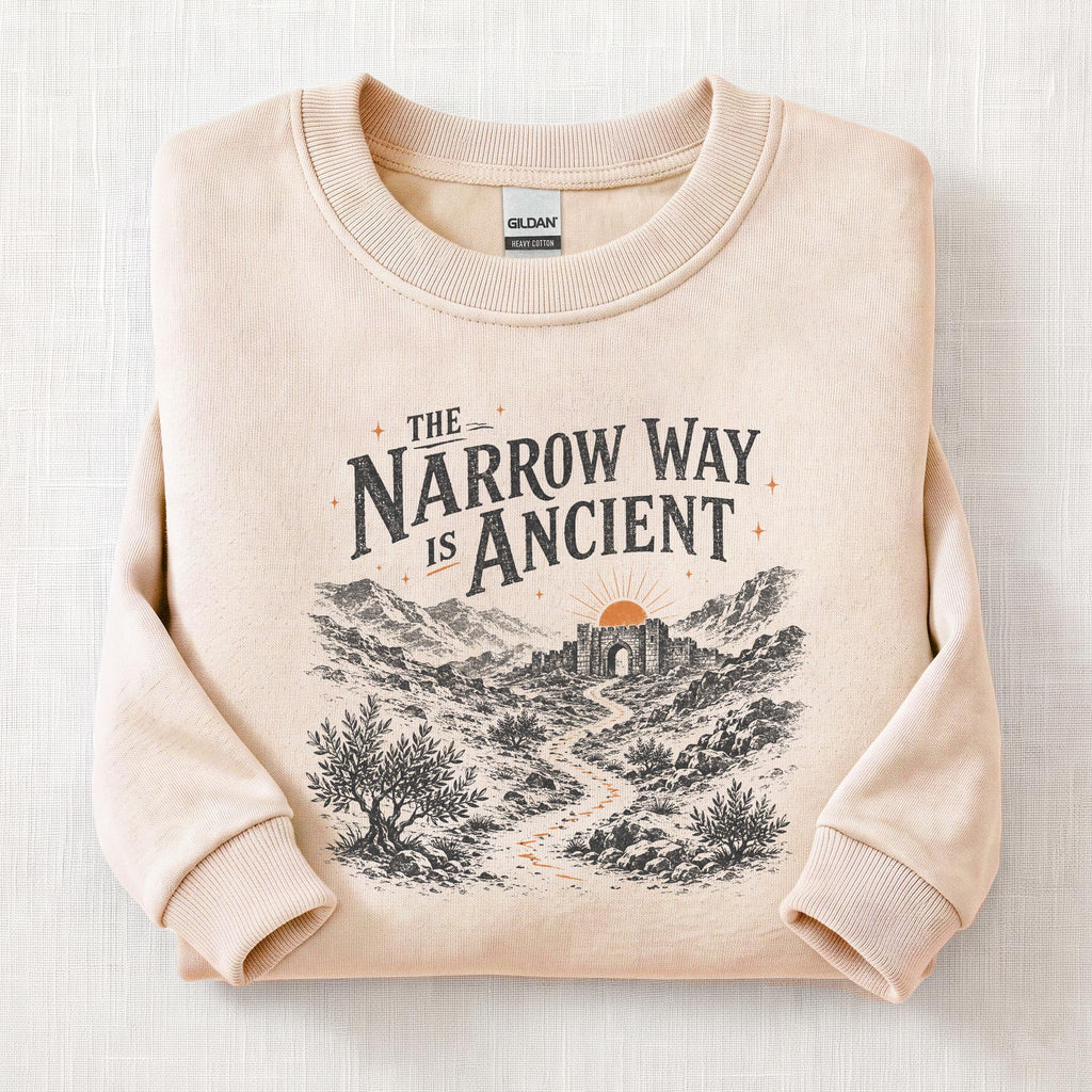 Narrow Way Sweatshirt — Sand