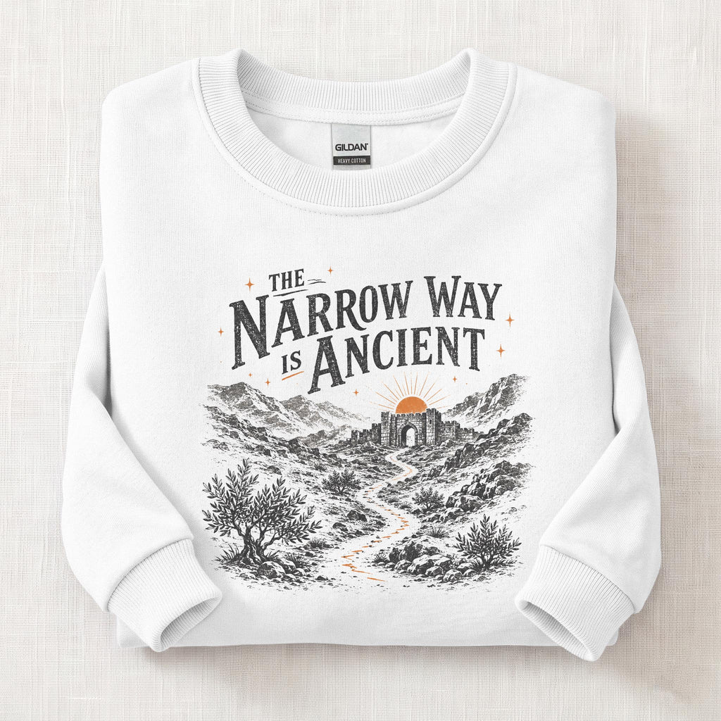 Narrow Way Sweatshirt — White