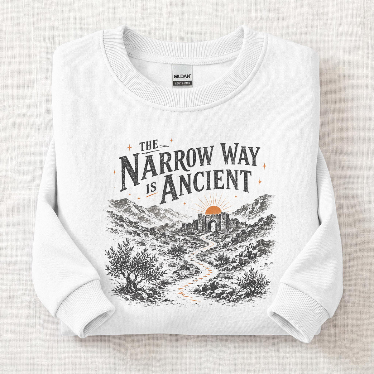 Narrow Way Sweatshirt — White