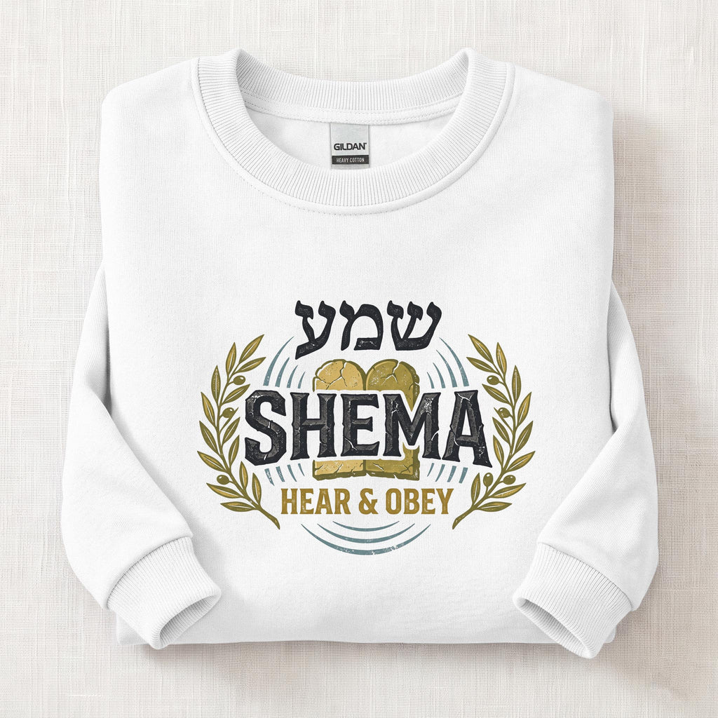 Hear & Obey Sweatshirt — White
