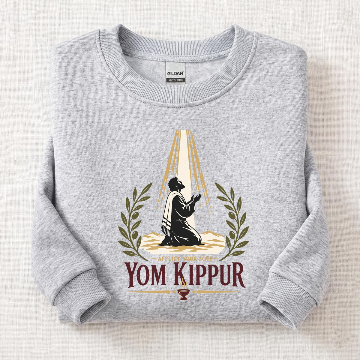 Yom Kippur Sweatshirt — Ash