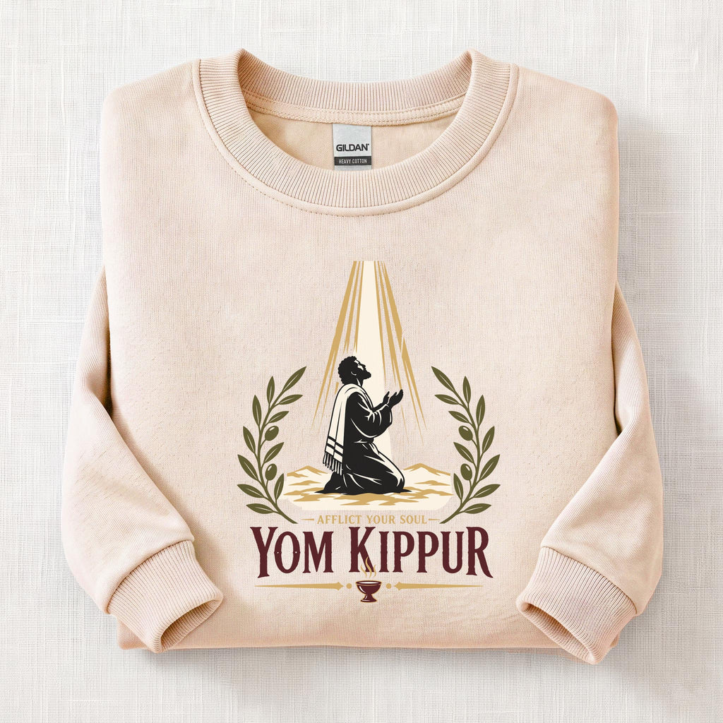 Yom Kippur Sweatshirt — Sand