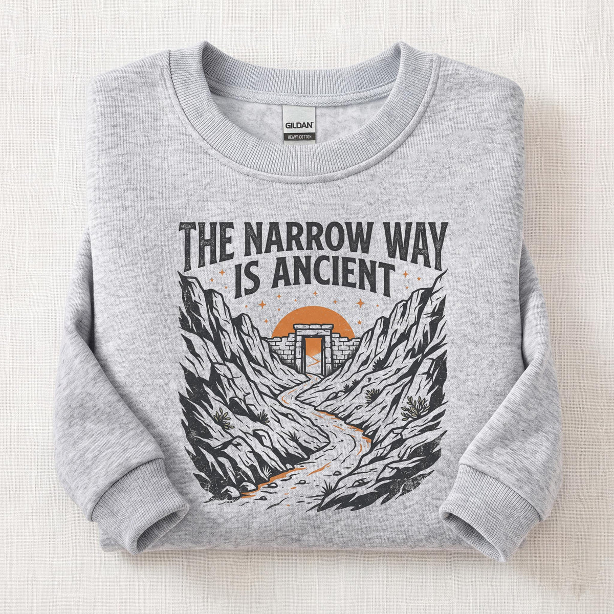 Narrow Ancient Way Sweatshirt — Ash