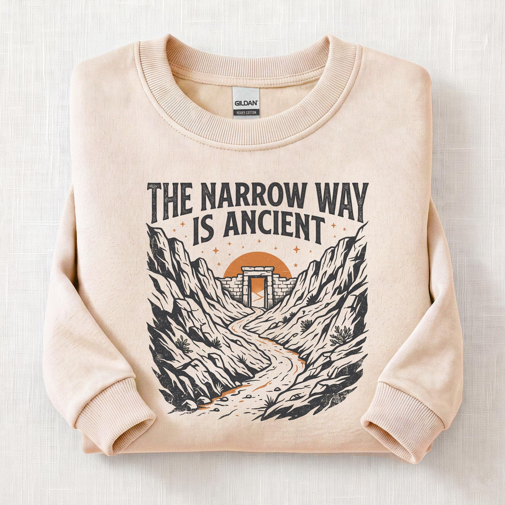 Narrow Ancient Way Sweatshirt — Sand