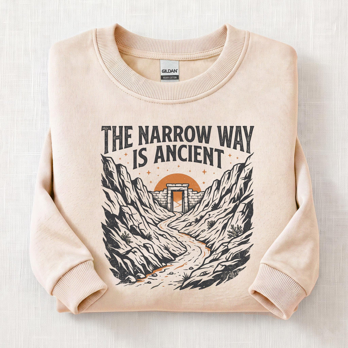 Narrow Ancient Way Sweatshirt — Sand