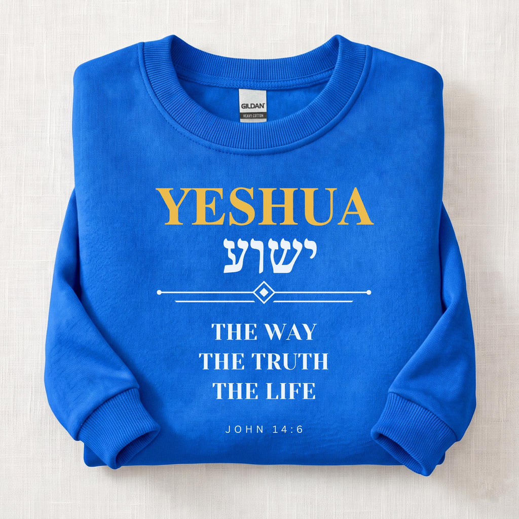 Yeshua The Way The Truth Sweatshirt — Royal