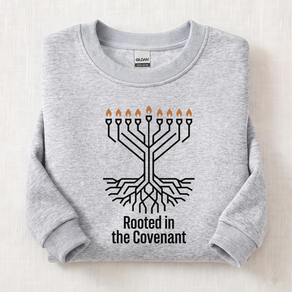 Rooted In Convienent Tree Sweatshirt — Ash