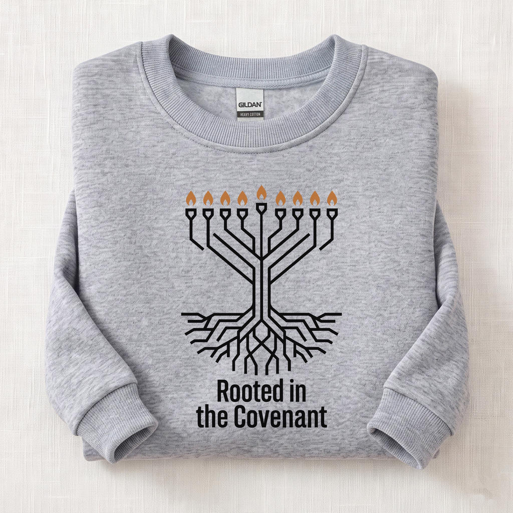 Rooted In Convienent Tree Sweatshirt — Sport Grey