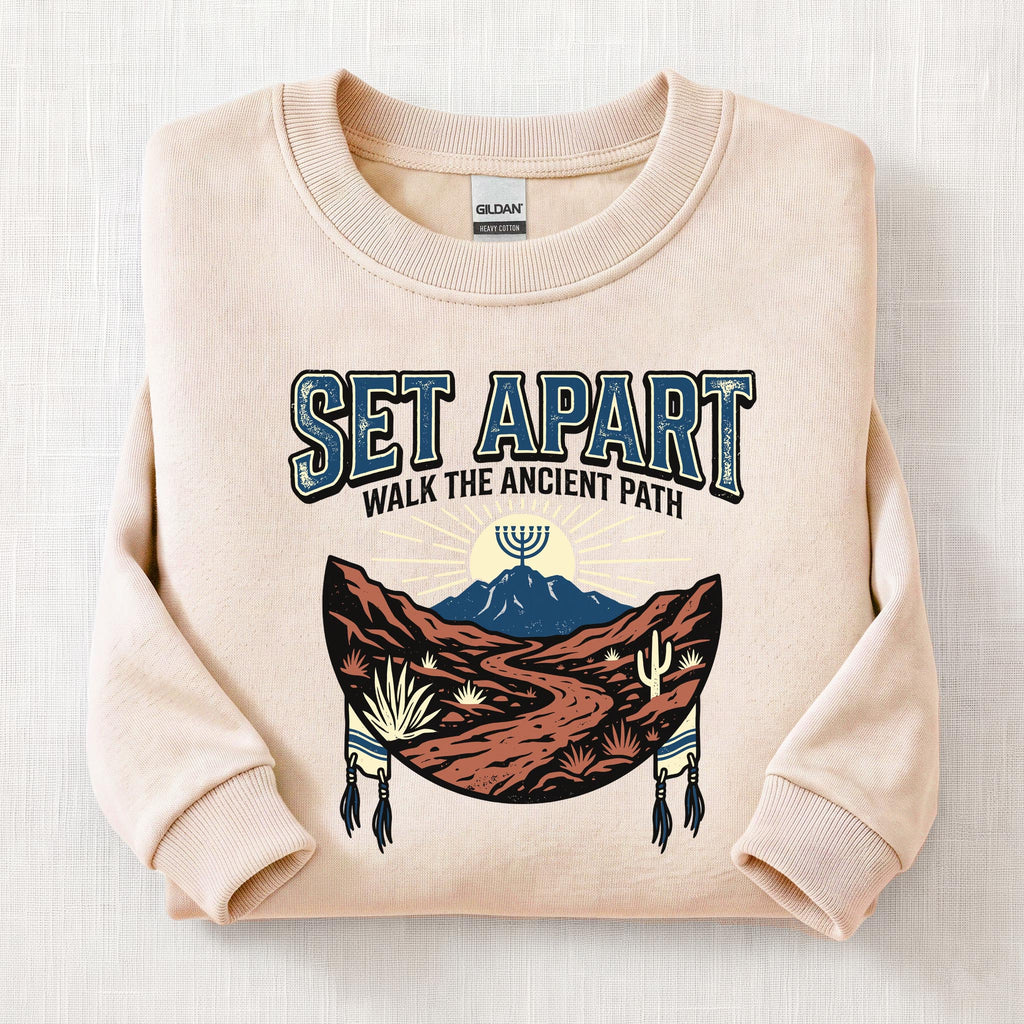 Set Apart Ancient Path Sweatshirt — Sand