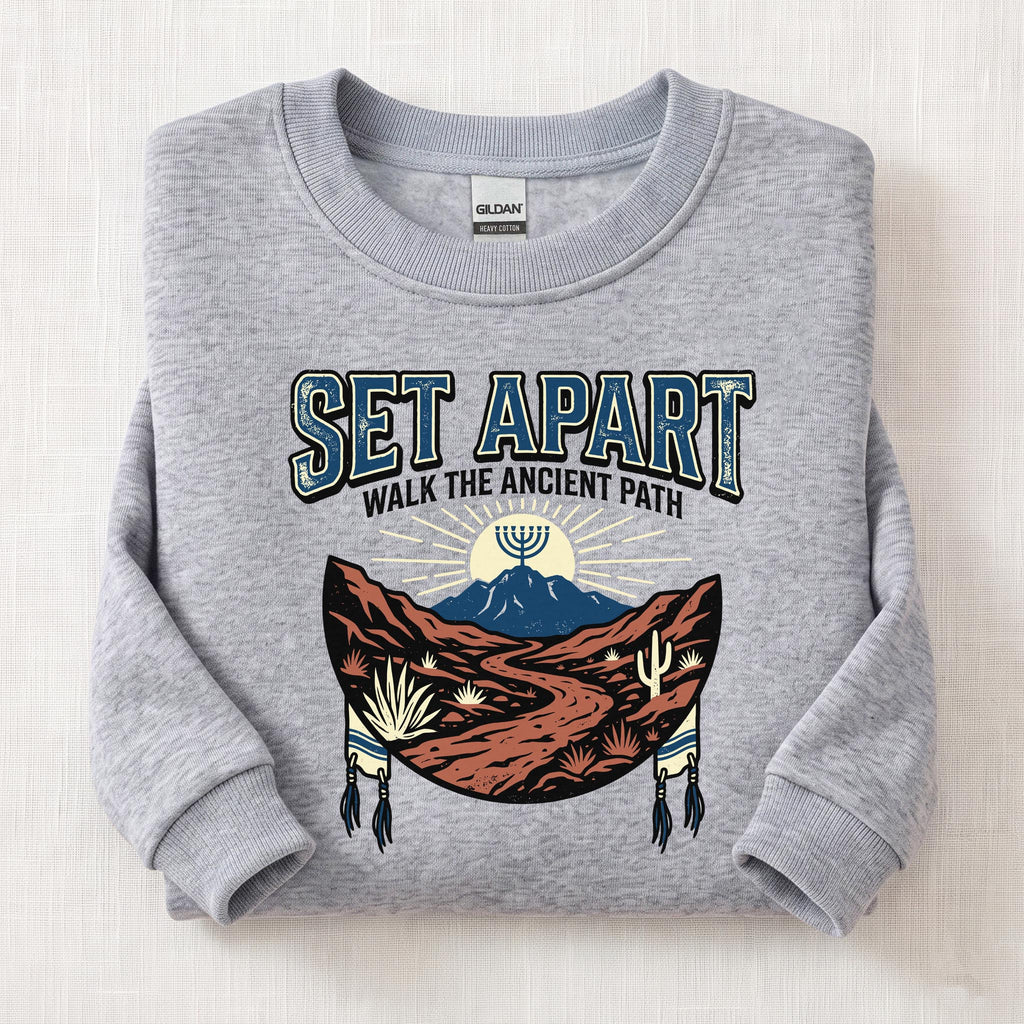 Set Apart Ancient Path Sweatshirt — Sport Grey