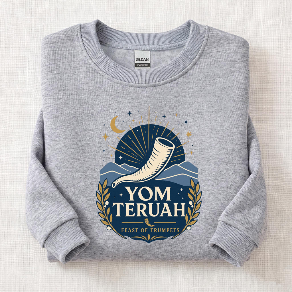 Feast Of Trumpets Sweatshirt — Sport Grey