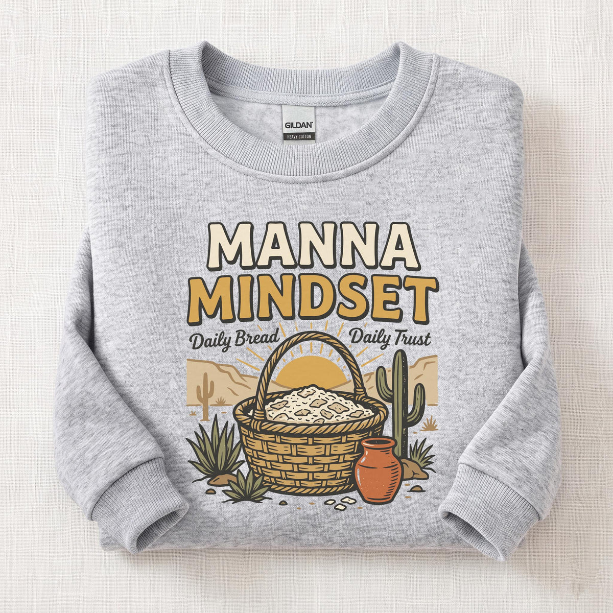 Manna Mindset Sweatshirt — Ash
