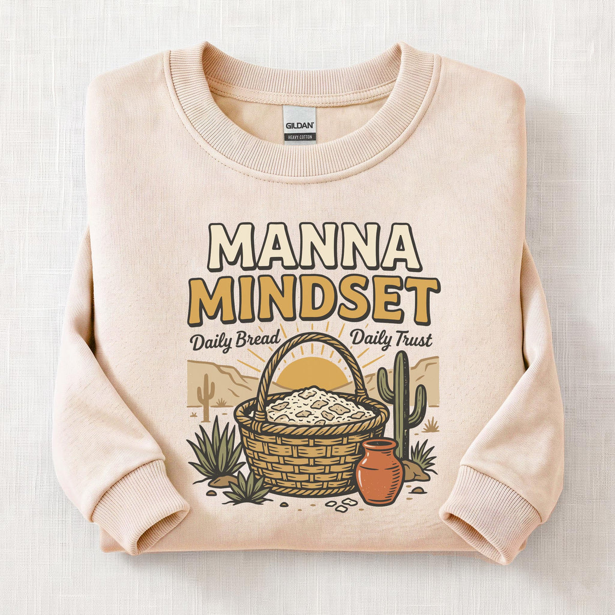 Manna Mindset Sweatshirt — Sand