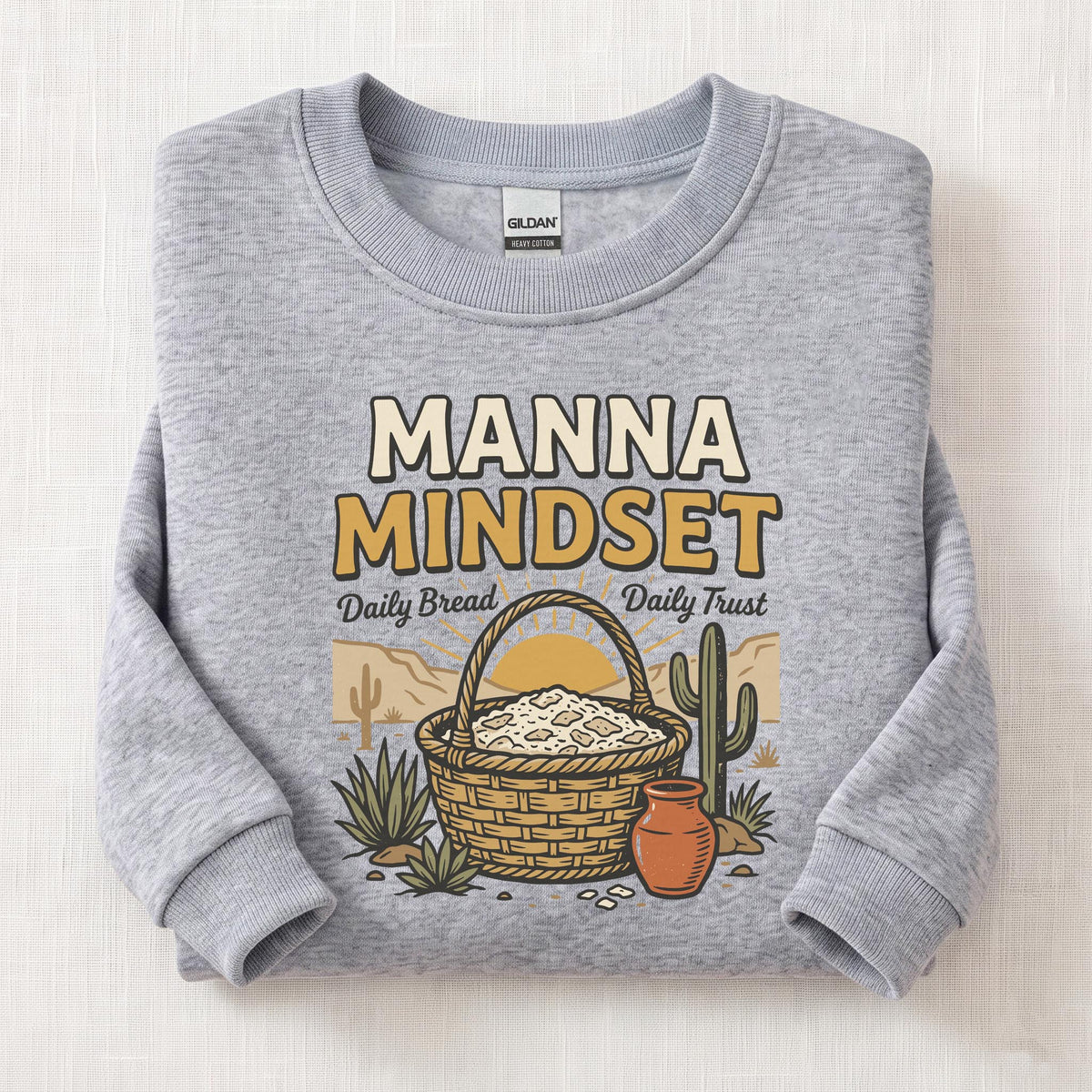 Manna Mindset Sweatshirt — Sport Grey