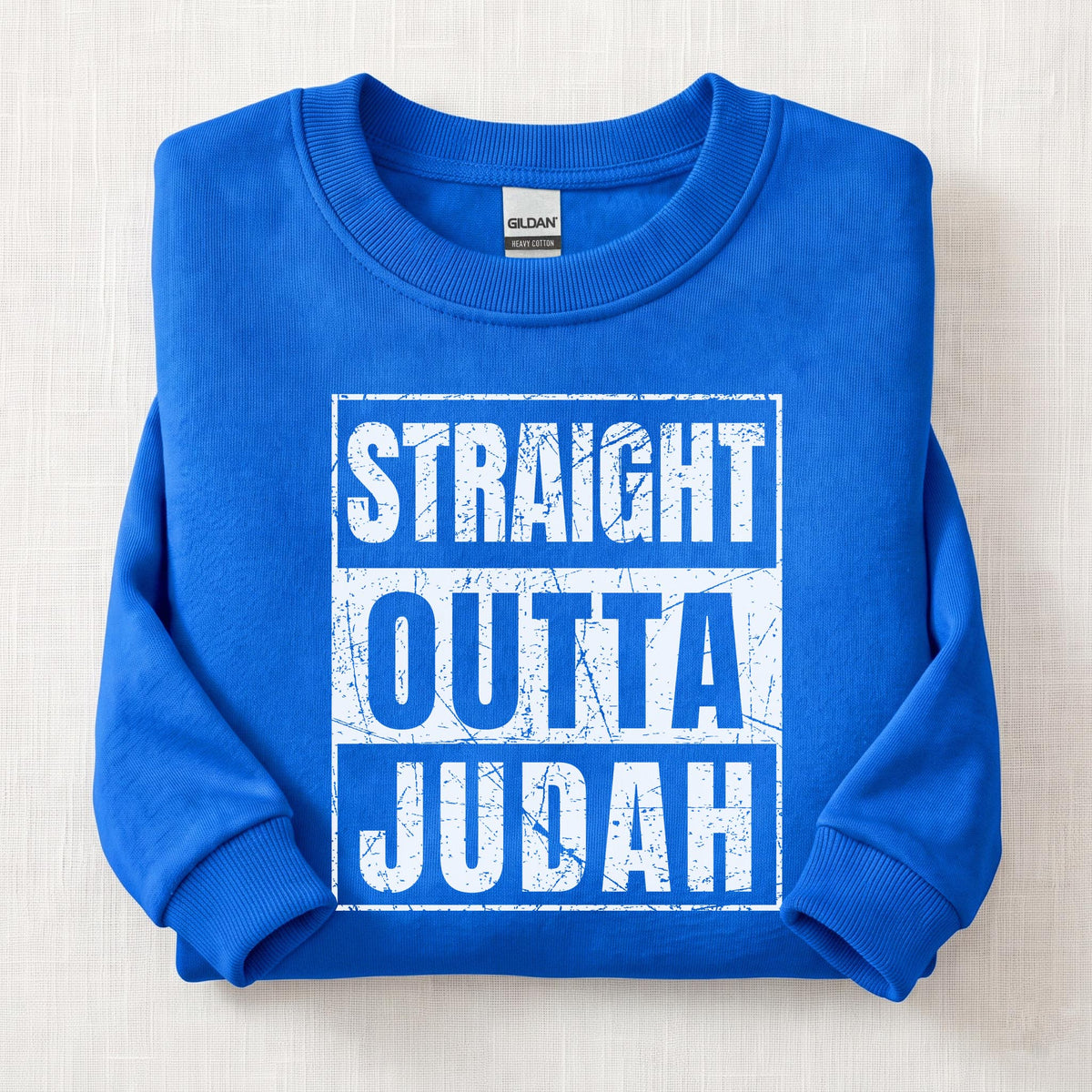 Straight Outta Judah Sweatshirt — Royal