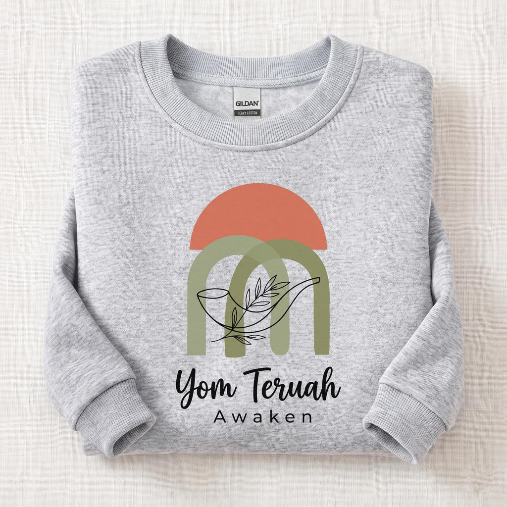 Yom Teruah Awaken Sweatshirt — Ash
