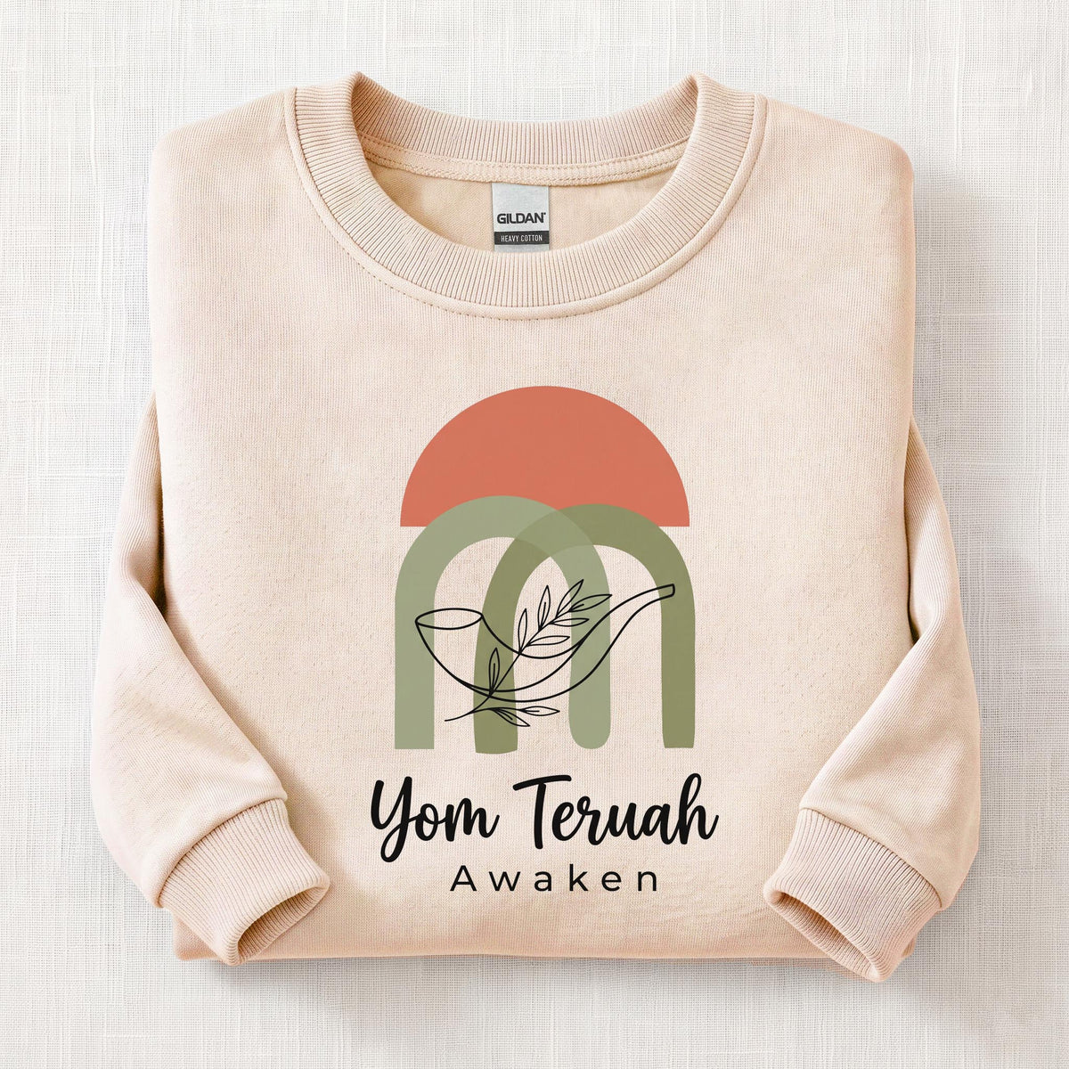 Yom Teruah Awaken Sweatshirt — Sand