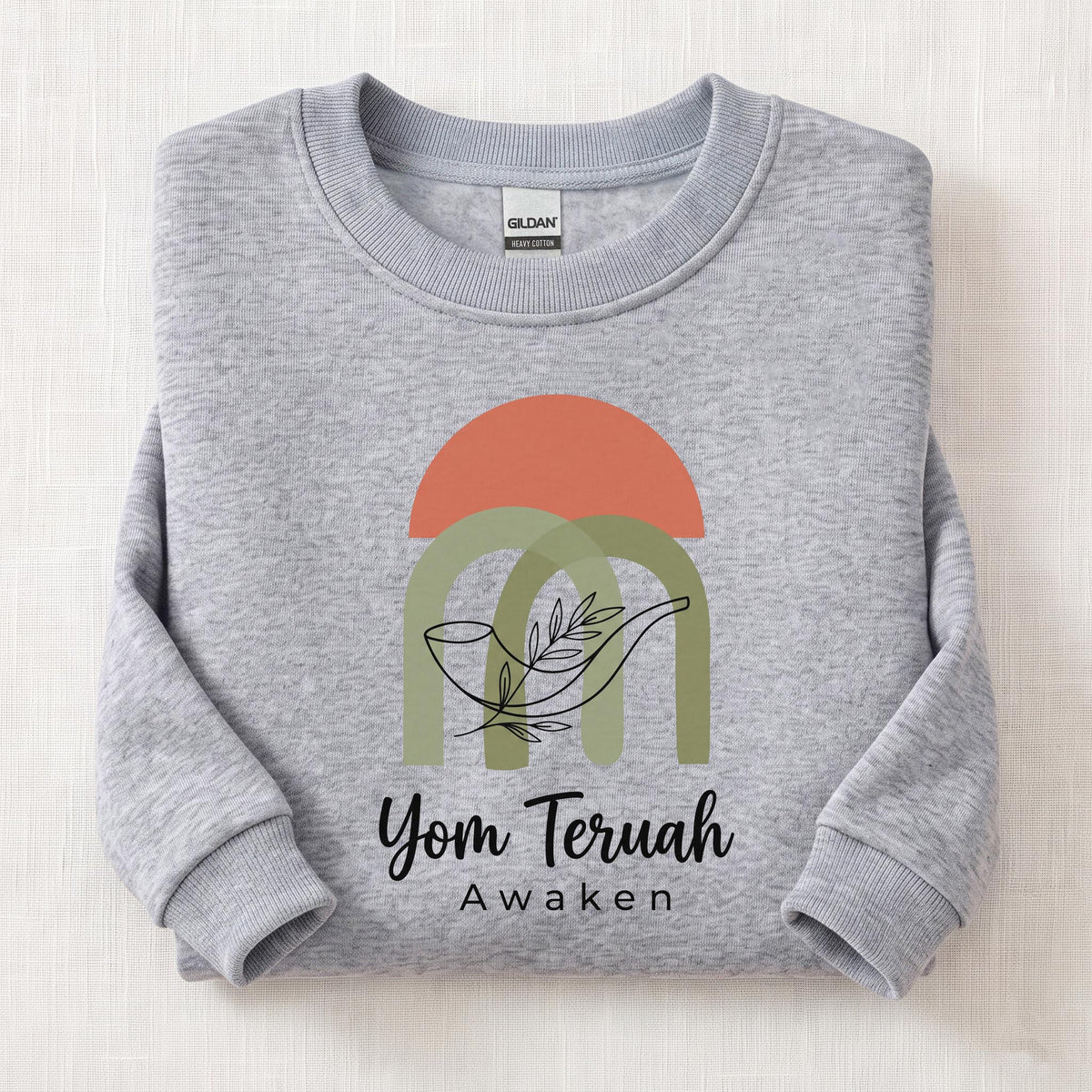 Yom Teruah Awaken Sweatshirt — Sport Grey