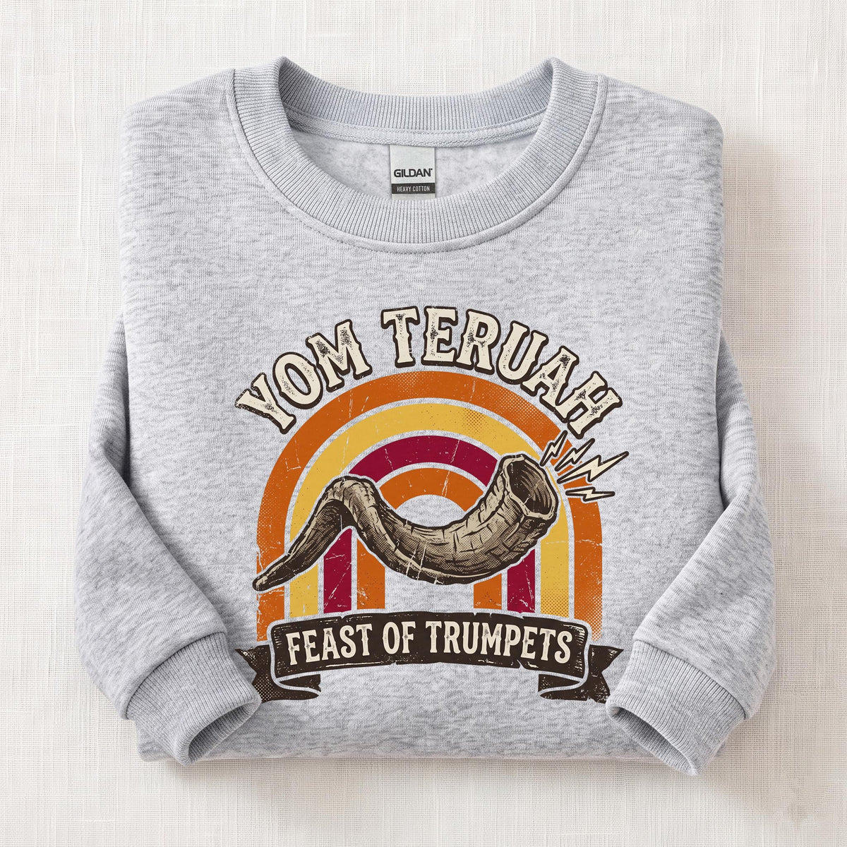 Feast Yom Teruah Sweatshirt — Ash
