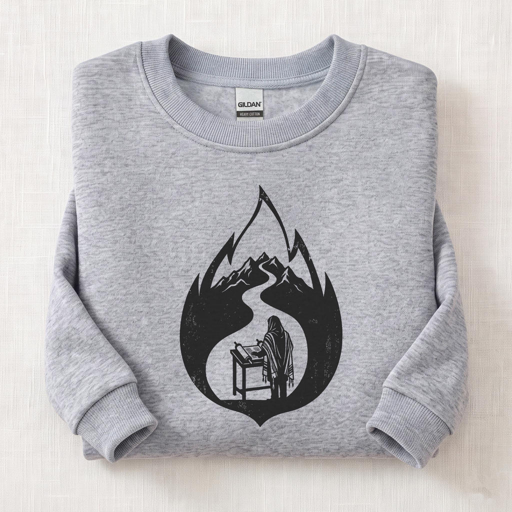 Torah Path Sweatshirt — Sport Grey