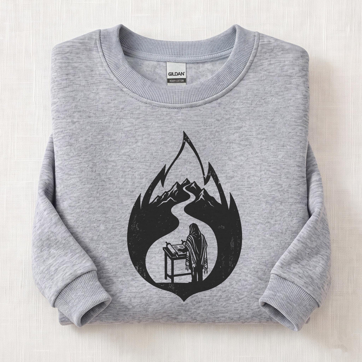 Torah Path Sweatshirt — Sport Grey