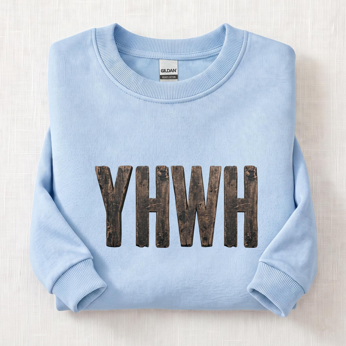 YHWH Sweatshirt — Light Blue