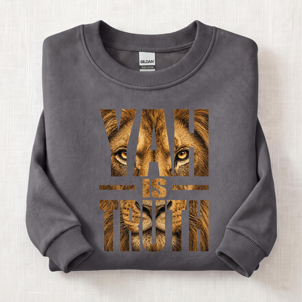 Yah Is Truth Sweatshirt — Charcoal