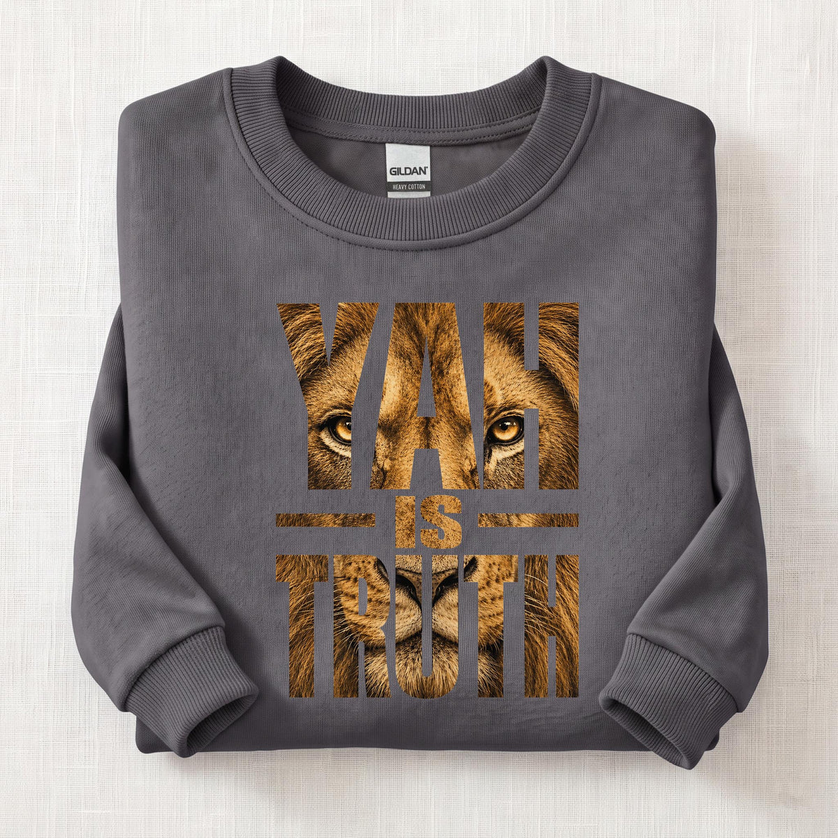 Yah Is Truth Sweatshirt — Charcoal