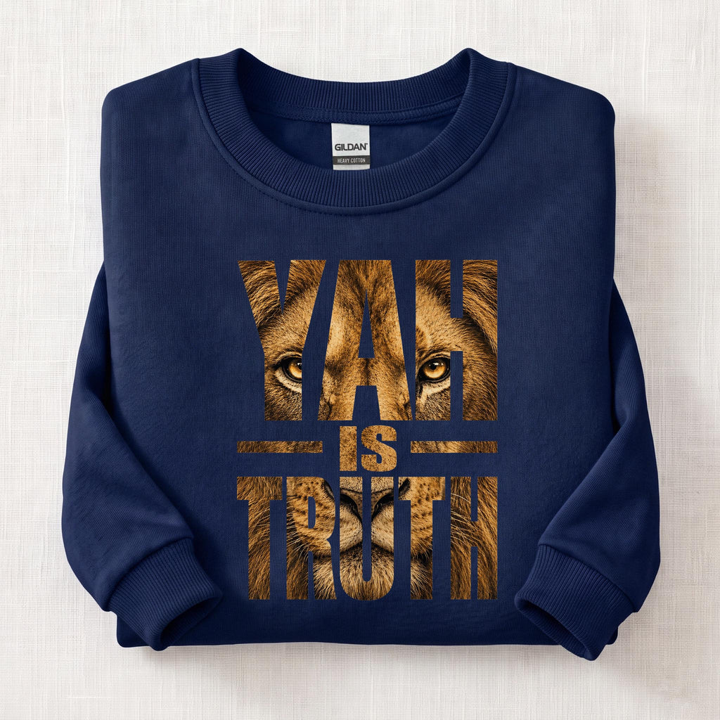 Yah Is Truth Sweatshirt — Navy