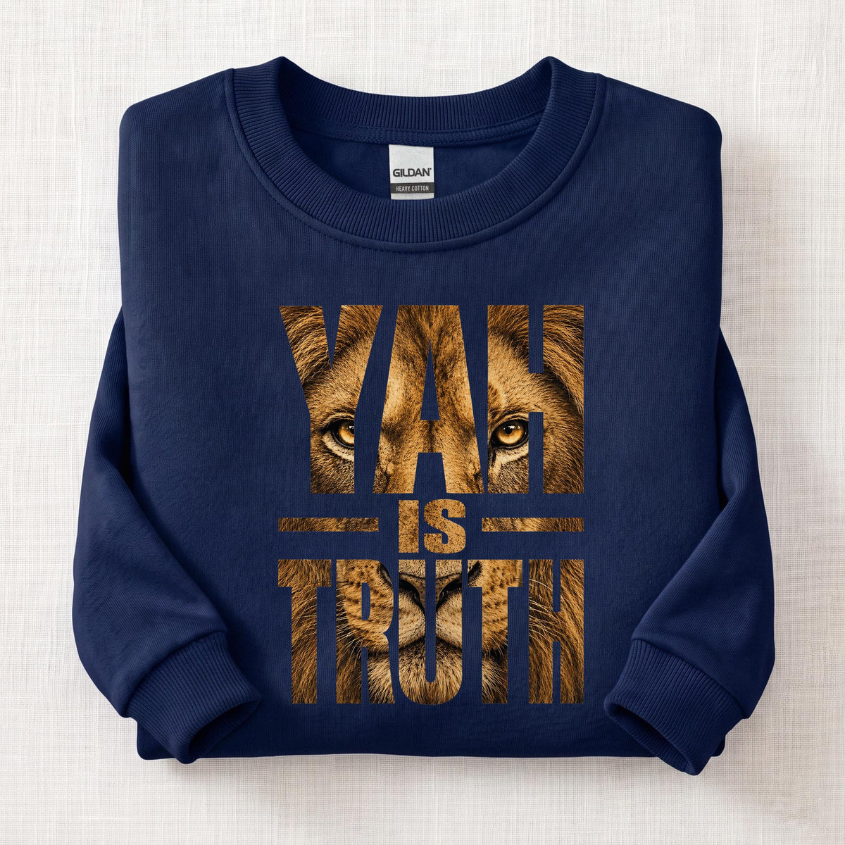 Yah Is Truth Sweatshirt — Navy