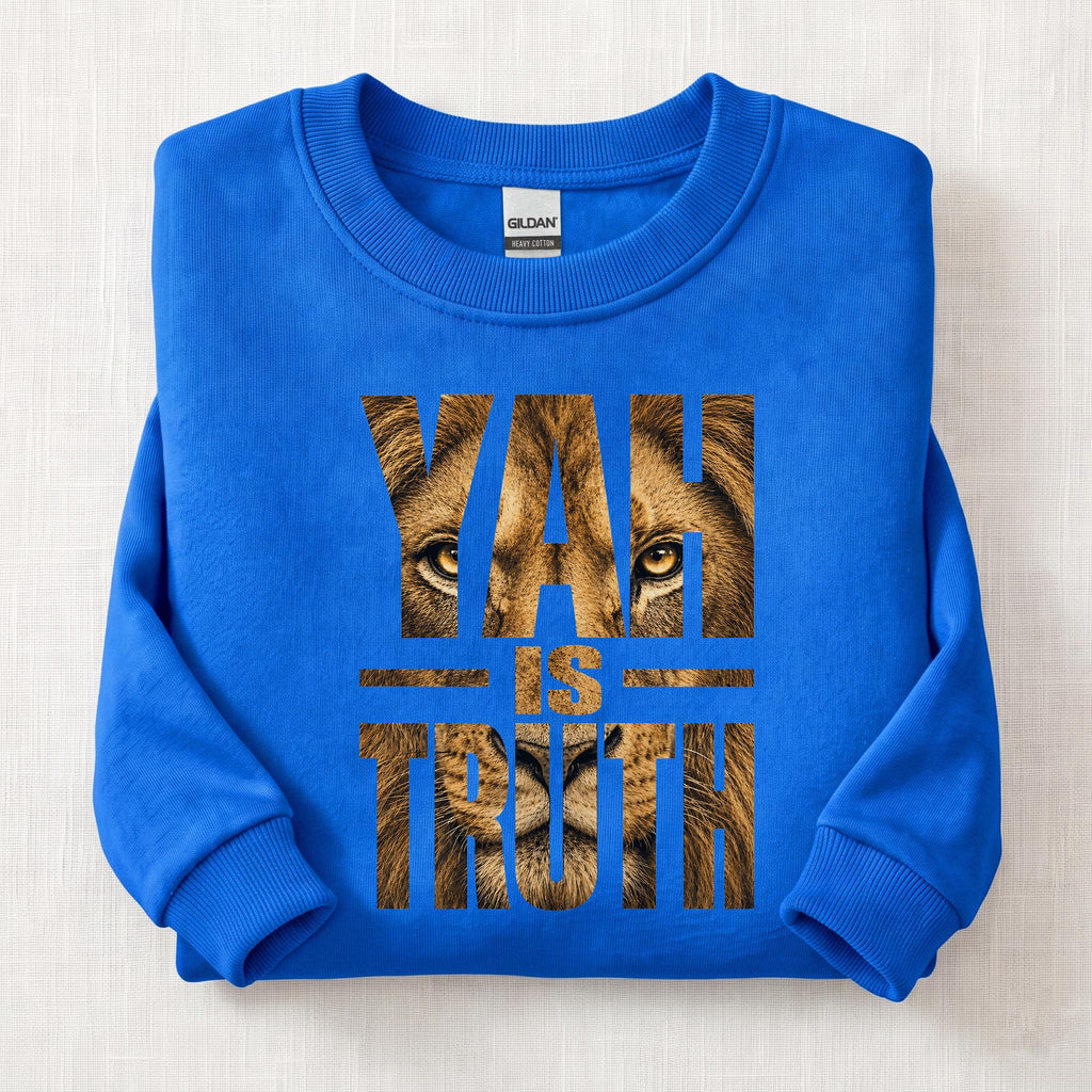 Yah Is Truth Sweatshirt — Royal