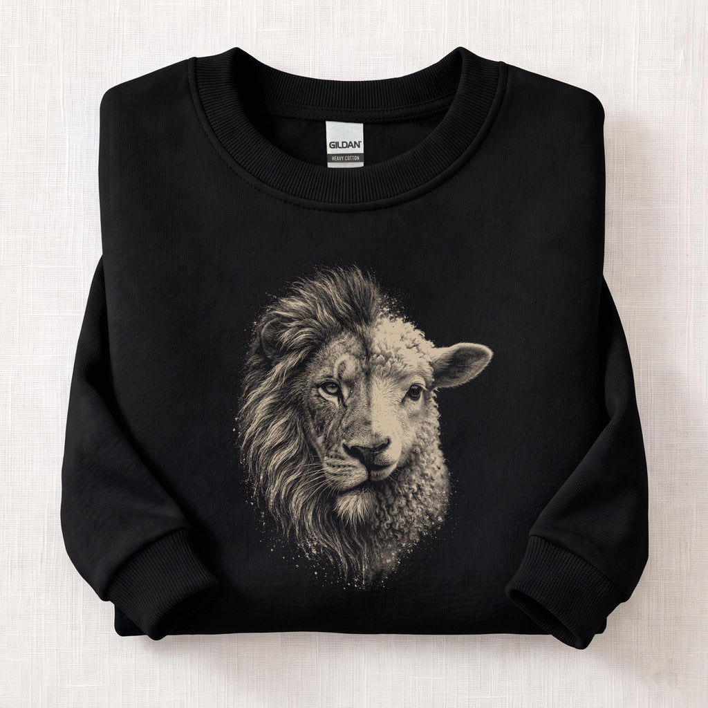 The Lion & The Lamb Sweatshirt — Black