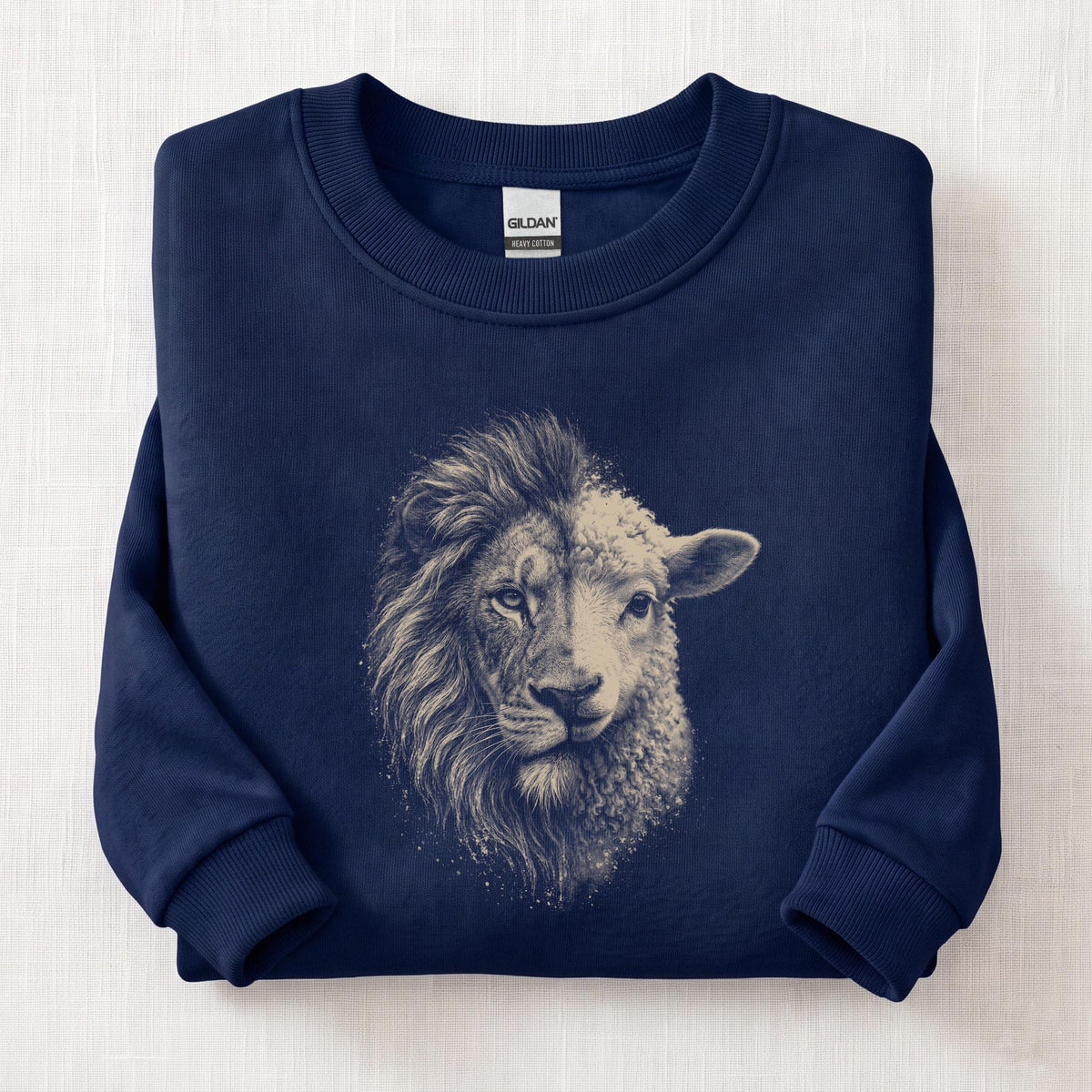 The Lion & The Lamb Sweatshirt — Navy