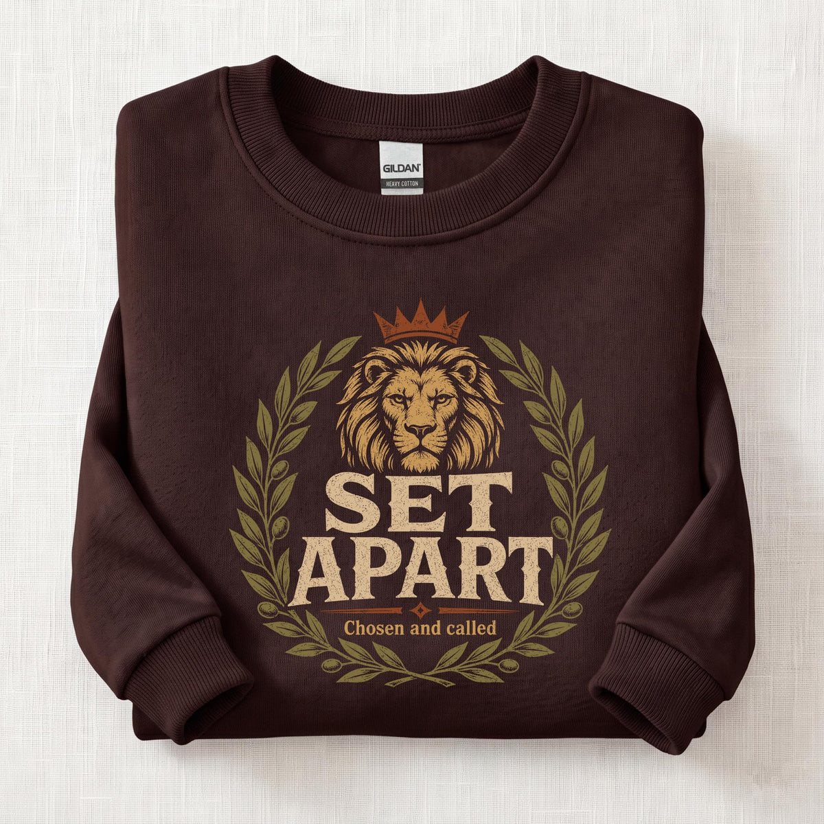 Set Apart Chosen & Called Sweatshirt — Dark Chocolate
