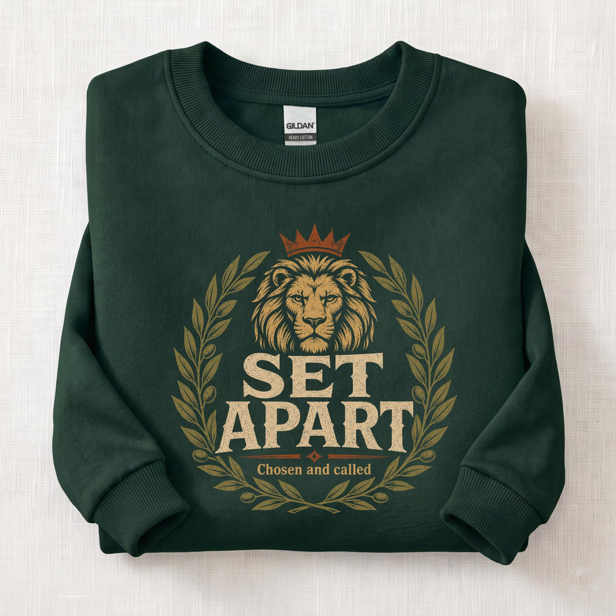 Set Apart Chosen & Called Sweatshirt — Forest Green