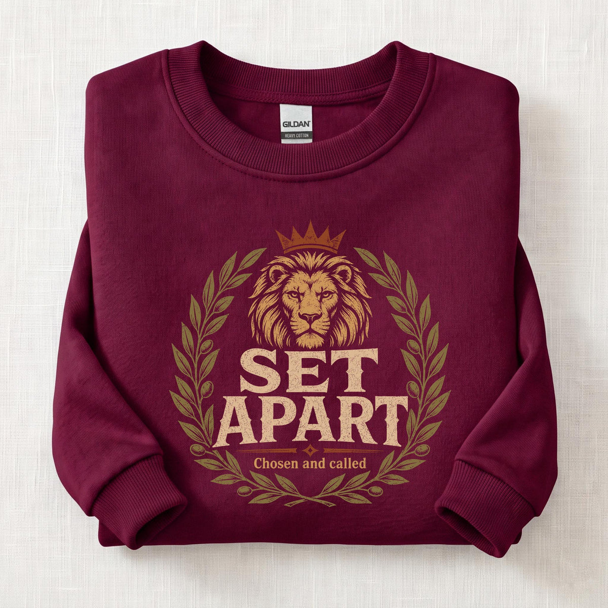 Set Apart Chosen & Called Sweatshirt — Maroon
