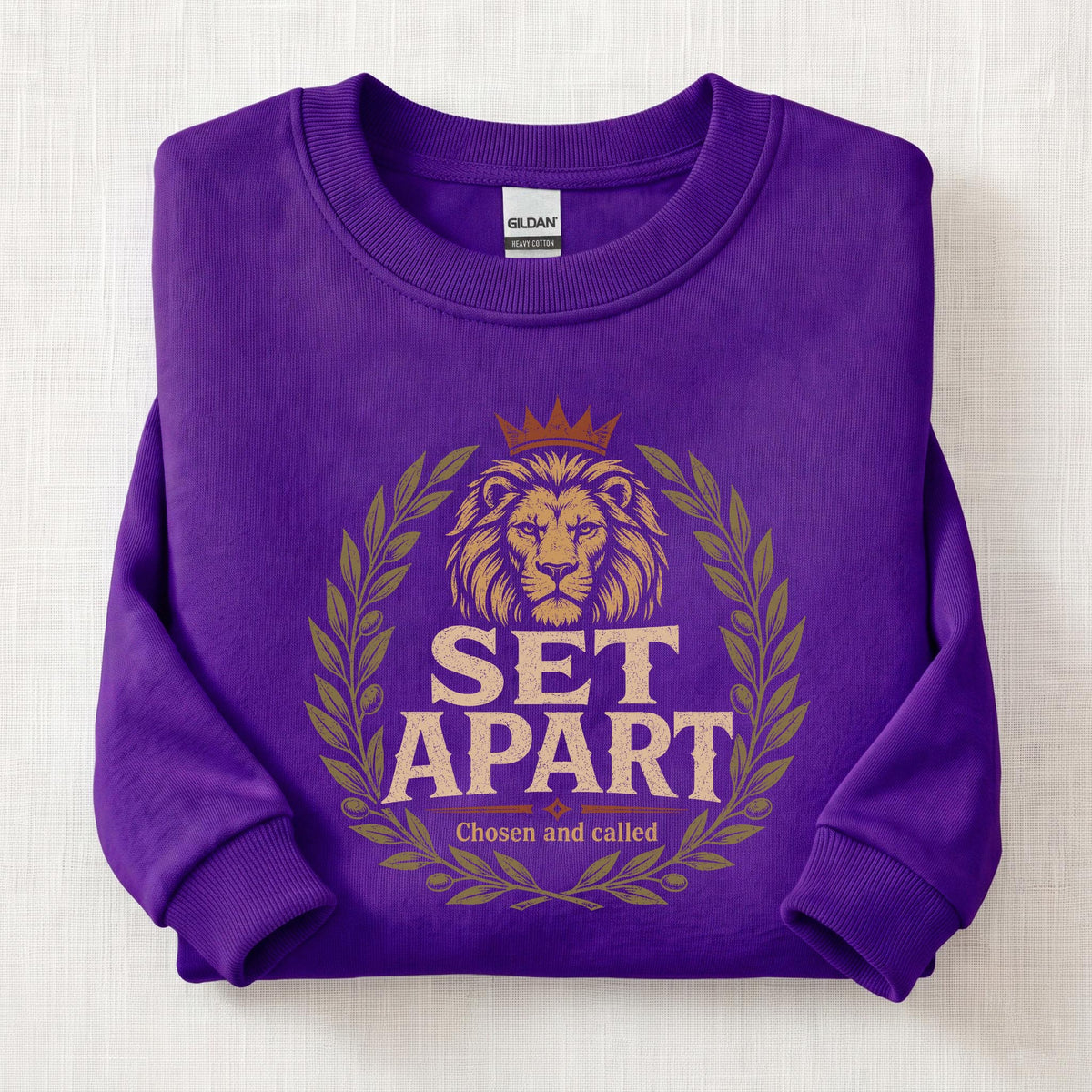 Set Apart Chosen & Called Sweatshirt — Purple