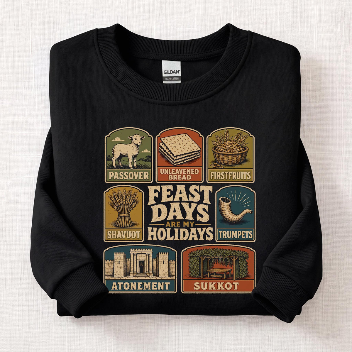 Appointed Feast Days Sweatshirt — Black