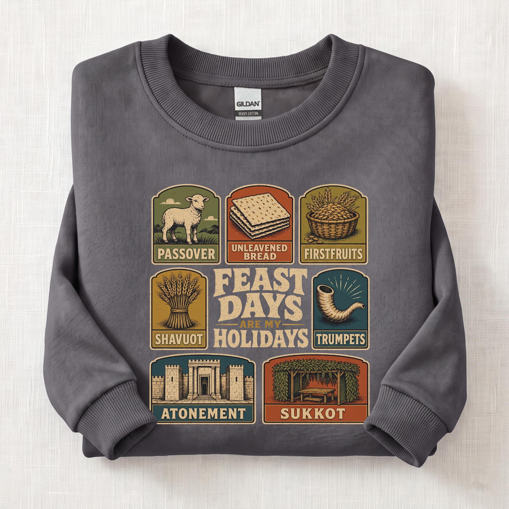 Appointed Feast Days Sweatshirt — Charcoal