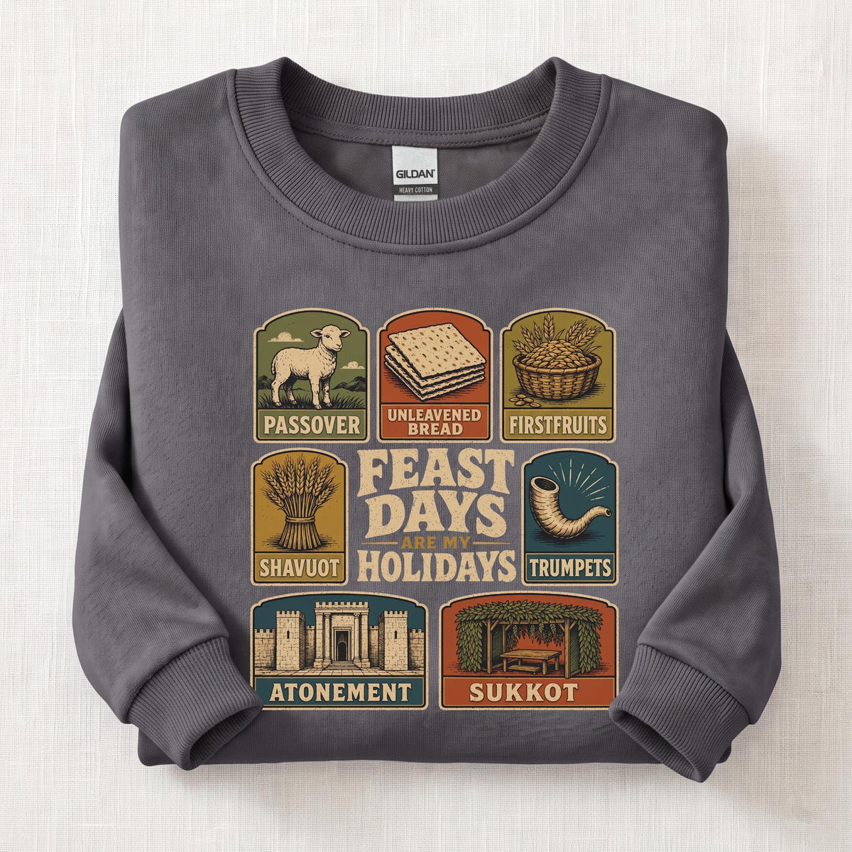 Appointed Feast Days Sweatshirt — Charcoal