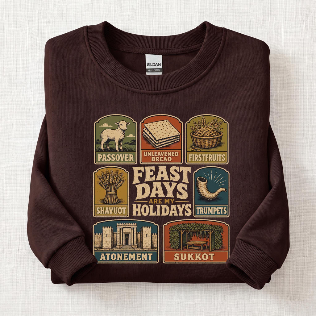 Appointed Feast Days Sweatshirt — Dark Chocolate