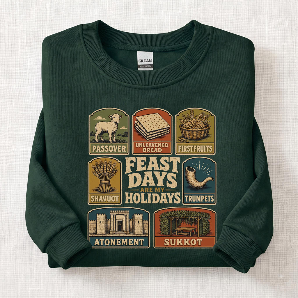 Appointed Feast Days Sweatshirt — Forest Green